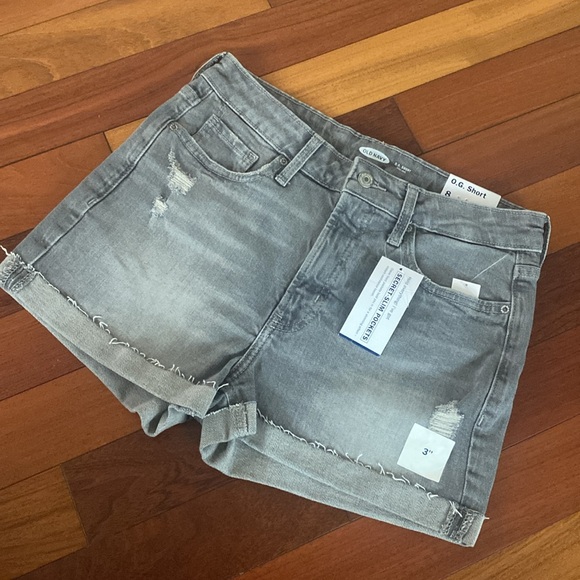 Old Navy O.G. Short Denim Shorts size 8 jean shorts - Picture 1 of 9